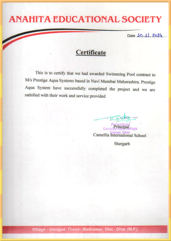 Certificate 1