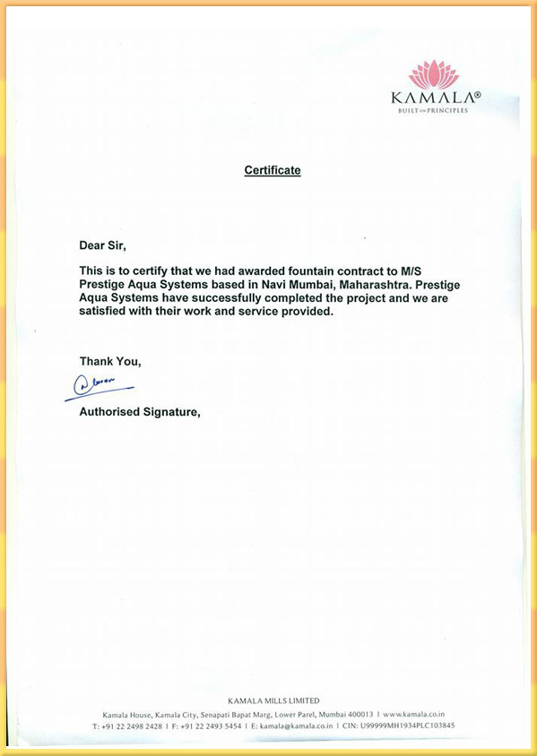 Certificate 2